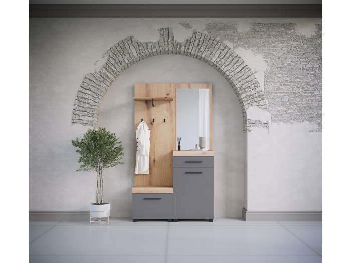 Портманто GENOVA (артисан/сиво)